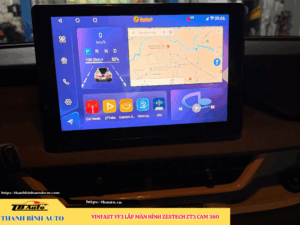 VinFast VF3 lên màn hình Zestech ZT3 Cam 360 Thanh Bình Auto
