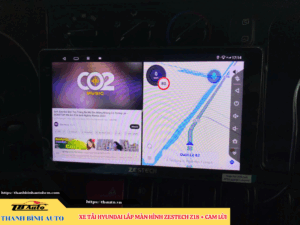Xe tải Hyundai lên màn hình Zestech Z18 + Camera lùi 3 Xe tải Hyundai lên màn hình Zestech Z18 + Camera lùi Thanh Bình Auto