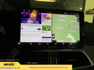 Mercedes C200 lên màn hình Zestech Z18 360 4 Mitsubishi Xpander lên màn hình Zestech ZT 2K 360 Thanh Bình Auto