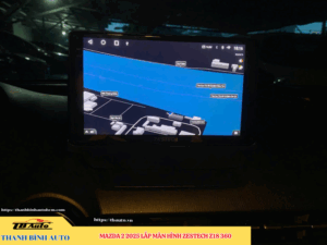 Mazda 2 2025 lên màn hình Zestech Z18 360 Thanh Bình Auto
