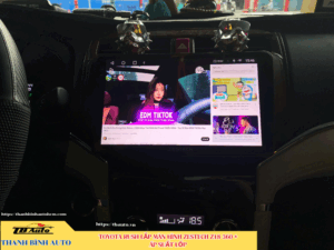 Toyota Rush lắp màn hình Zestech Z18 360 + Áp suất lốp Thanh Bình Auto