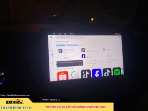 Toyota Veloz gắn màn hình Zestech E360 Thanh Bình Auto