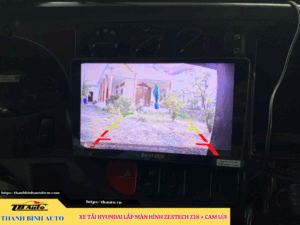 Xe tải Hyundai lên màn hình Zestech Z18 + Camera lùi 5 Xe tải Hyundai lên màn hình Zestech Z18 + Camera lùi Thanh Bình Auto