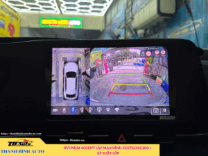 Hyundai Accent gắn màn hình Zestech E360 + Cảm biến áp suất lốp 5 Hyundai Accent gắn màn hình Zestech E360 + Cảm biến áp suất lốp Thanh Bình Auto