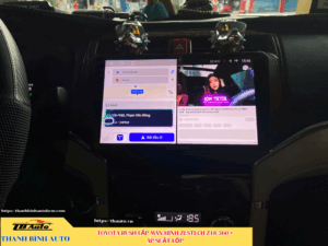 Toyota Rush lắp màn hình Zestech Z18 360 + Áp suất lốp Thanh Bình Auto