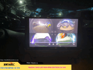 Mazda 2 2025 lên màn hình Zestech Z18 360 Thanh Bình Auto
