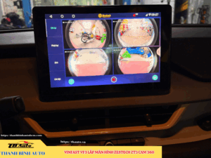 VinFast VF3 lên màn hình Zestech ZT3 Cam 360 Thanh Bình Auto