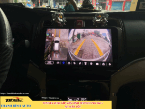 Toyota Rush lắp màn hình Zestech Z18 360 + Áp suất lốp Thanh Bình Auto