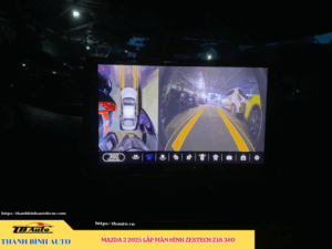 Mazda 2 2025 lên màn hình Zestech Z18 360 Thanh Bình Auto
