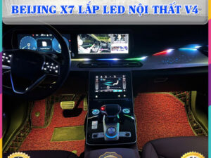 Beijing X7 lắp led nội thất V4 Thanh Bình Auto