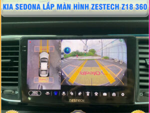 Kia Sedona lên màn hình Zestech Z18 360 Thanh Bình Auto