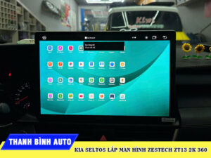 Kia Seltos lắp màn hình Zestech ZT13 2K 360 Thanh Bình Auto