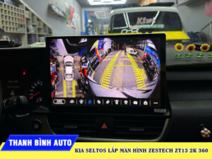 Kia Seltos lắp màn hình Zestech ZT13 2K 360 Thanh Bình Auto