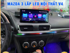 Độ led nội thất V4 cho xe Mazda 3 Thanh Bình Auto