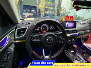 Độ led nội thất V4 cho xe Mazda 3 Thanh Bình Auto