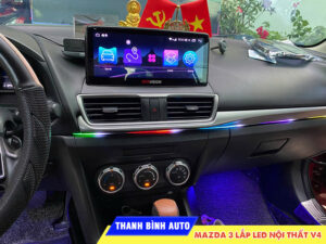 Độ led nội thất V4 cho xe Mazda 3 Thanh Bình Auto