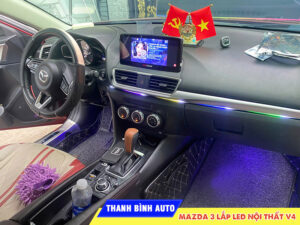 Độ led nội thất V4 cho xe Mazda 3 Thanh Bình Auto