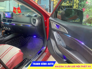 Độ led nội thất V4 cho xe Mazda 3 Thanh Bình Auto