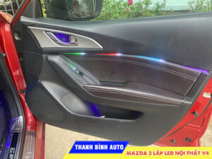Độ led nội thất V4 cho xe Mazda 3 Thanh Bình Auto