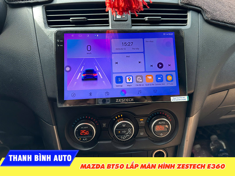 Mazda BT50 lắp màn hình Zestech E360 4 Mazda BT50 lắp màn hình Zestech E360 Thanh Bình Auto