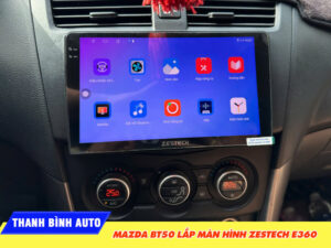 Mazda BT50 lắp màn hình Zestech E360 Thanh Bình Auto