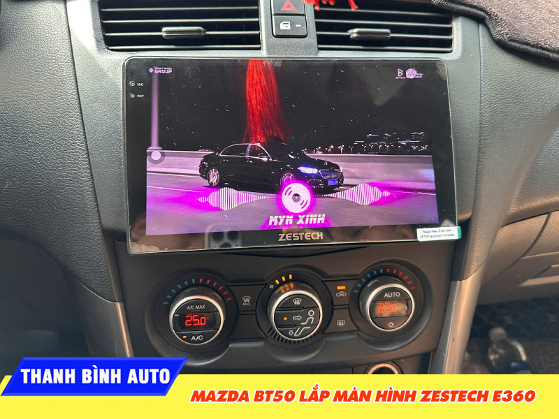 Mazda BT50 lắp màn hình Zestech E360 6 Mazda BT50 lắp màn hình Zestech E360 Thanh Bình Auto