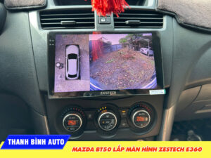 Mazda BT50 lắp màn hình Zestech E360 Thanh Bình Auto