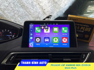 Peugeot gắn Android Box Zestech DX14 Plus 1 Peugeot gắn Android Box Zestech DX14 Plus Thanh Bình Auto