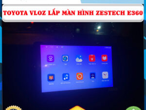 Toyota Veloz gắn màn hình Zestech E360 Thanh Bình Auto