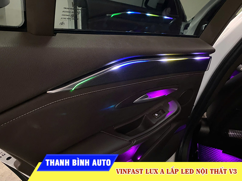 Độ led nội thất V3 cho xe VinFast Lux A Thanh Bình Auto