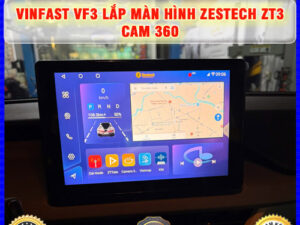 VinFast VF3 lên màn hình Zestech ZT3 Cam 360 Thanh Bình Auto