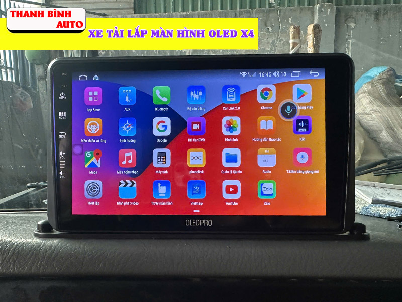 Xe tải lên màn hình Oled X4 Thanh Bình Auto