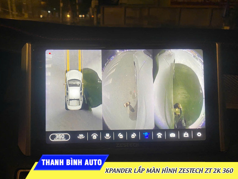 Mitsubishi Xpander lên màn hình Zestech ZT 2K 360 Thanh Bình Auto