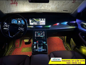 Beijing X7 lắp led nội thất V4 Thanh Bình Auto