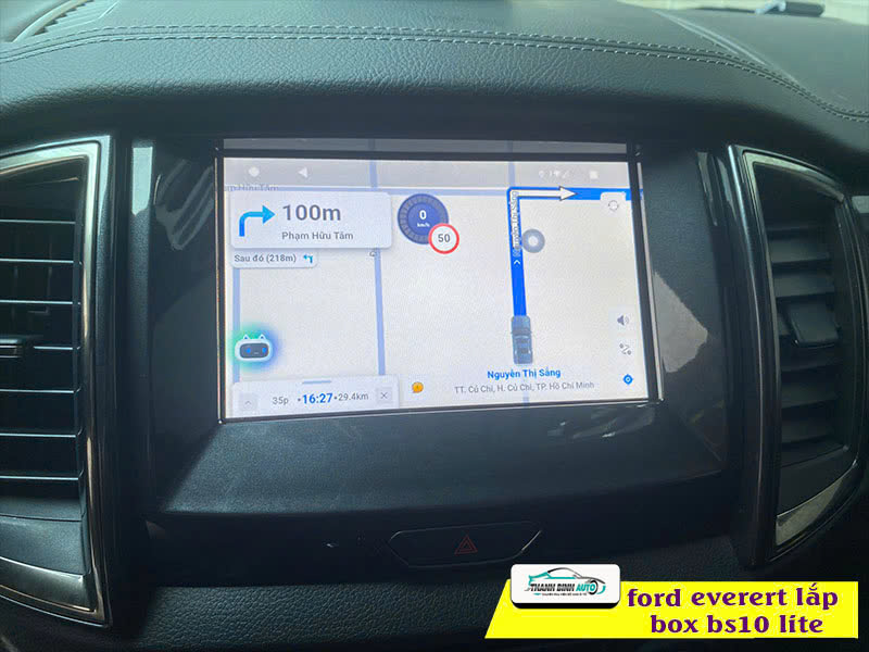Ford Everest lắp Android Box Vietmap BS10 Lite Thanh Bình Auto