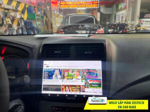 Toyota Wigo lắp màn hình Zestech ZT 2K 360 bản Base Thanh Bình Auto