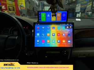 Toyota Camry 2012 - 2018 gắn màn hình Oled 13inch Cam 360 Thanh Bình Auto