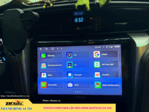 Toyota Fortuner lên màn hình Zestech Z18 360 Thanh Bình Auto