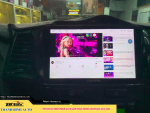 Toyota Fortuner 2016 lên màn hình Zestech Z18 360 Thanh Bình Auto