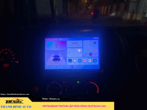 Mitsubishi Triton lên màn hình Zestech E360 1 Mitsubishi Triton lên màn hình Zestech E360 Thanh Bình Auto