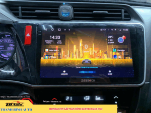 Honda City gắn màn hình Zestech Z18 360 1 Honda City gắn màn hình Zestech Z18 360 Thanh Bình Auto