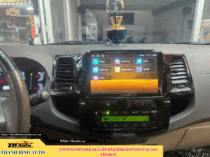Toyota Fortuner 2015 lên màn hình Zestech ZT 2K 360 bản Base Thanh Bình Auto