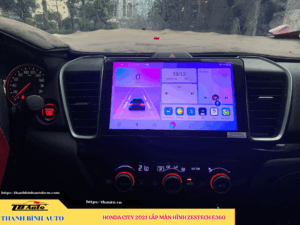 Honda City 2021 lắp màn hình Zestech E360 1 Honda City 2021 lắp màn hình Zestech E360 Thanh Bình Auto
