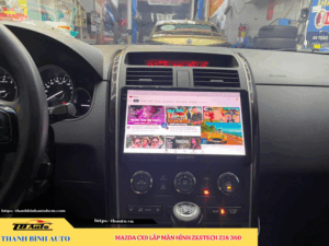 Mazda CX9 lên màn hình Zestech Z18 360 Thanh Bình Auto