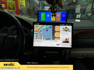 Toyota Camry 2012 - 2018 gắn màn hình Oled 13inch Cam 360 Thanh Bình Auto