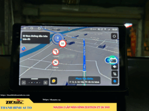 Mazda 2 lên màn hình Zestech ZT 2K 360 Thanh Bình Auto