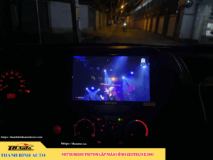 Mitsubishi Triton lên màn hình Zestech E360 3 Mitsubishi Triton lên màn hình Zestech E360 Thanh Bình Auto