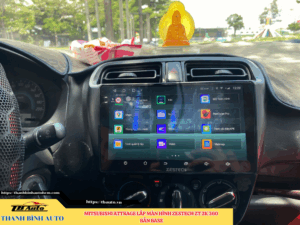 Mitsubishi Attrage gắn màn hình Zestech ZT 2K 360 Bản Base Thanh Bình Auto