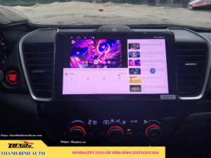 Honda City 2021 lắp màn hình Zestech E360 3 Honda City 2021 lắp màn hình Zestech E360 Thanh Bình Auto