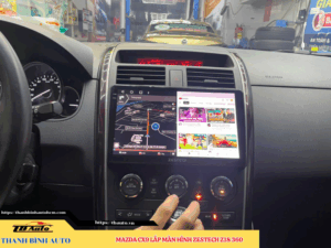 Mazda CX9 lên màn hình Zestech Z18 360 Thanh Bình Auto